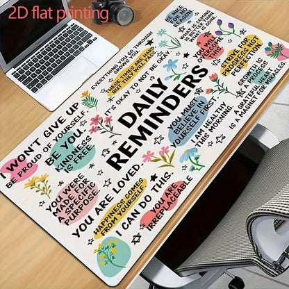 Daily Reminders Mouse Pad 30 x 60cm