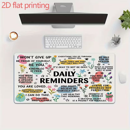 Daily Reminders Mouse Pad 30 x 60cm