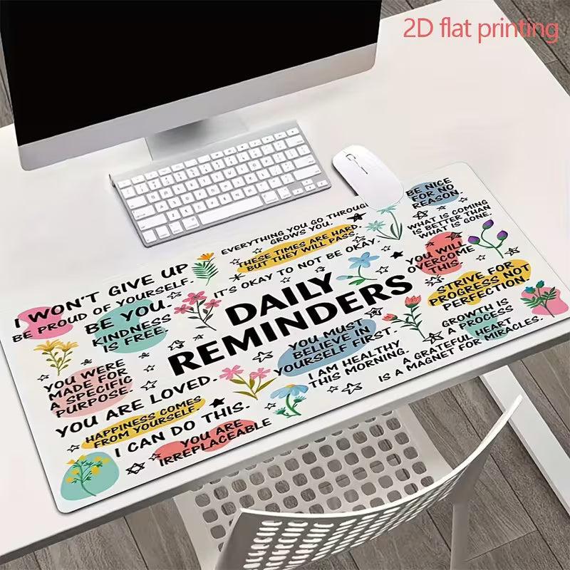 Daily Reminders Mouse Pad 30 x 60cm