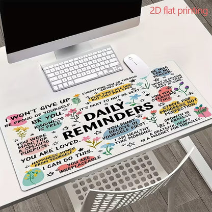 Daily Reminders Mouse Pad 30 x 60cm