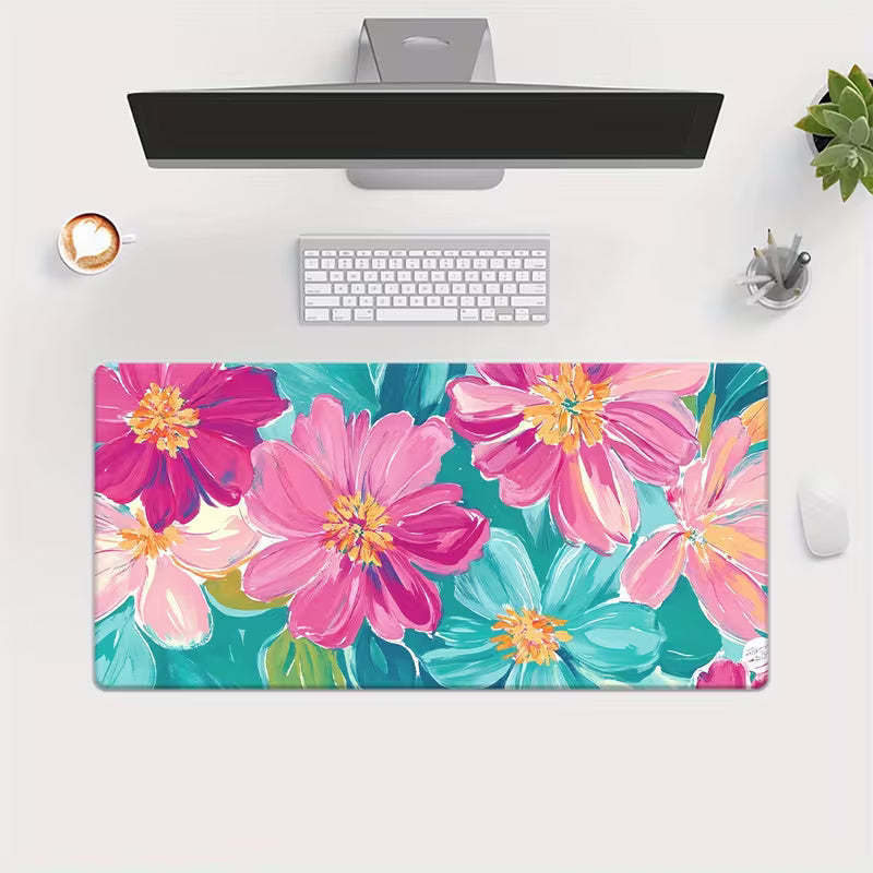 90x40cm Floral Mouse Pad