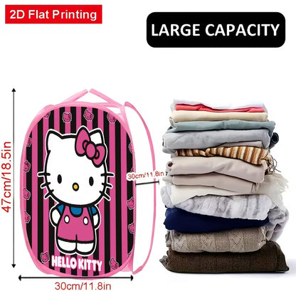 Hello Kitty Foldable Pop Up Laundry Basket