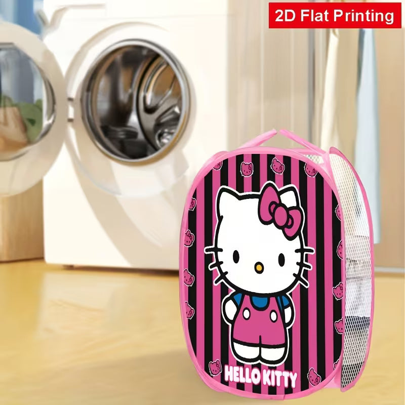 Hello Kitty Foldable Pop Up Laundry Basket