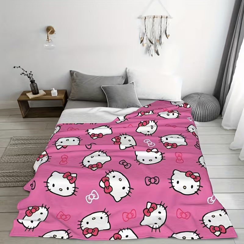 130x150cm Hello Kitty Fleece Blanket