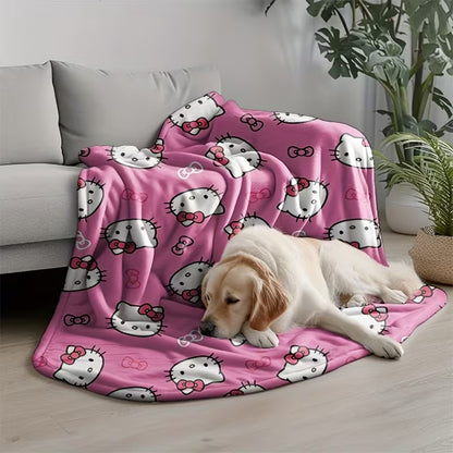 130x150cm Hello Kitty Fleece Blanket