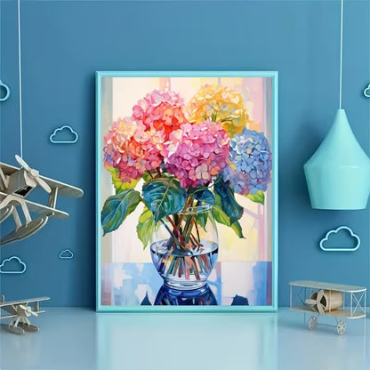 30x40cm Hydrangea Vase Diamond Art Kit