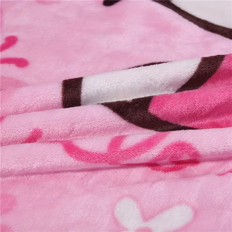 100x130cm Hello Kitty Fleece Blanket