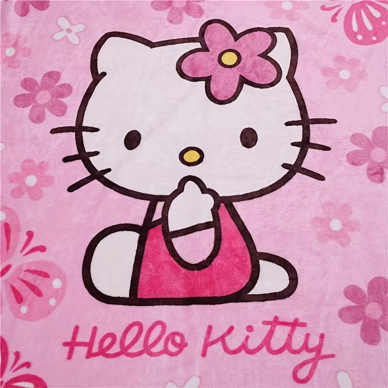 100x130cm Hello Kitty Fleece Blanket