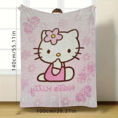 100x130cm Hello Kitty Fleece Blanket