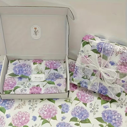 10 sheets Hydrangea Tissue Paper