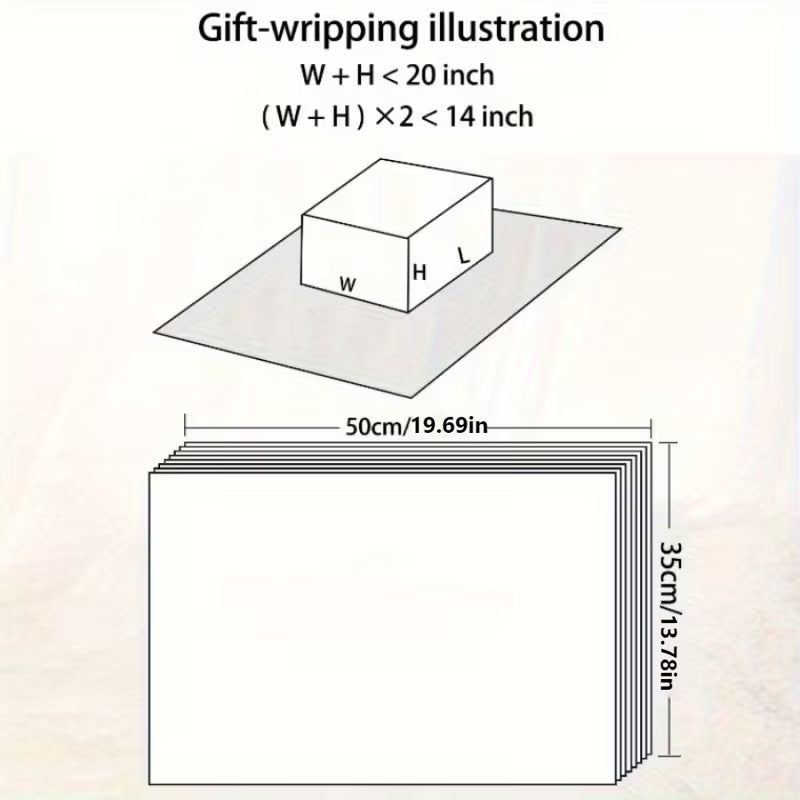 40 Sheets of Floral Tissue Paper