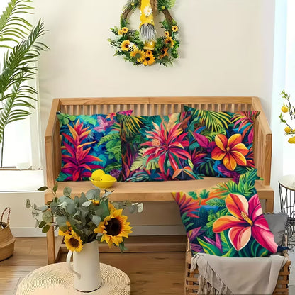 4x Tropical Cushion Covers (45cm x 45cm)