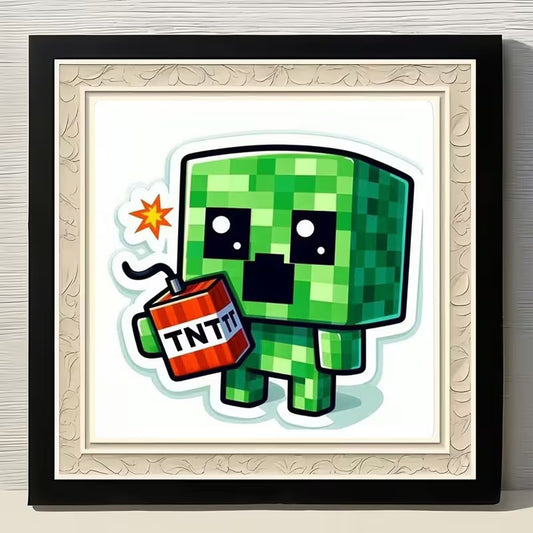 20x20cm Minecraft Diamond Art Kit