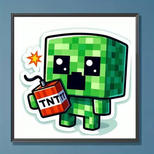 20x20cm Minecraft Diamond Art Kit