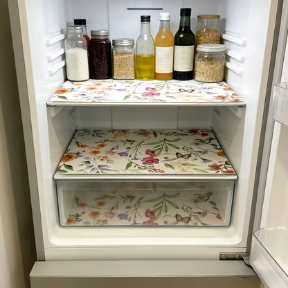 4pc Flower & Butterfly fridge Liners