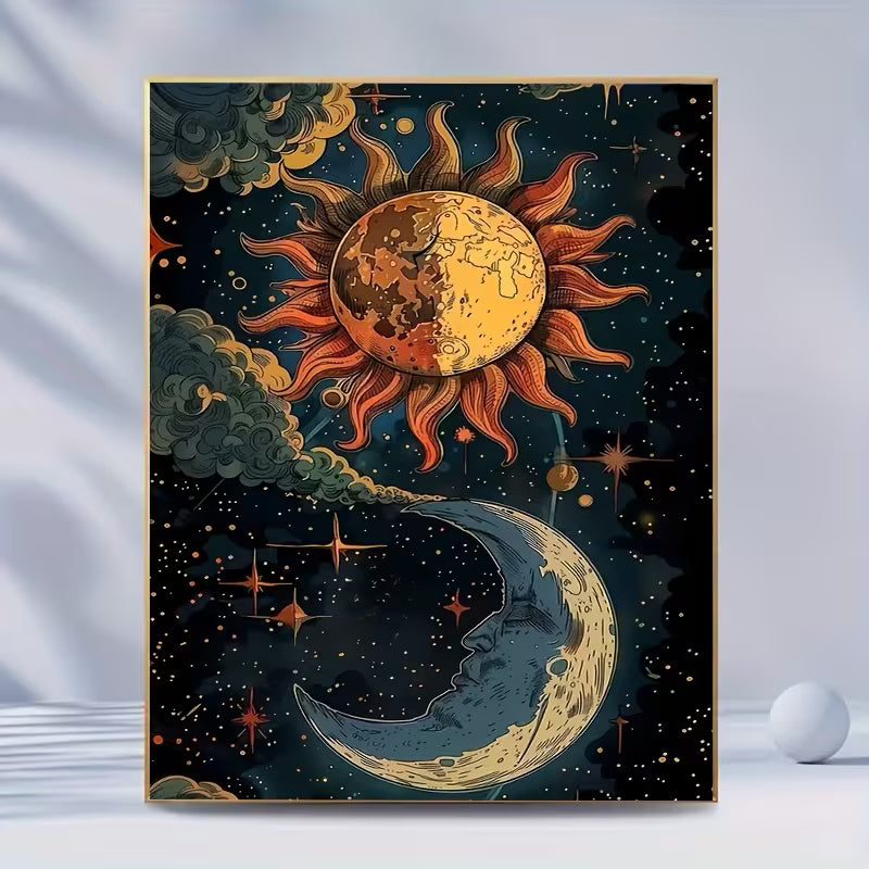 40x60cm Sun & Moon Diamond Art Kit