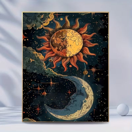 40x60cm Sun & Moon Diamond Art Kit