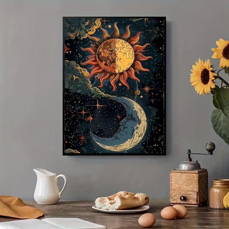40x60cm Sun & Moon Diamond Art Kit