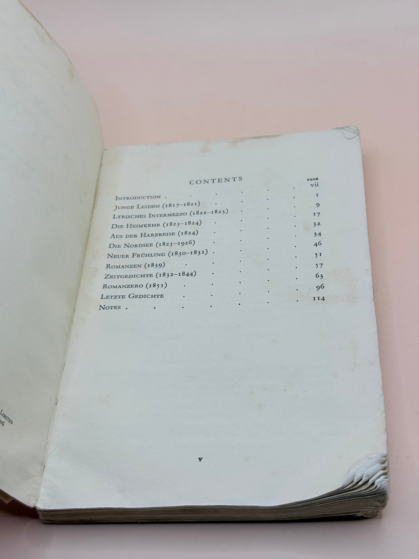 Blackwell’s German Texts: Heinrich Heine Poems (Vintage, Undated)