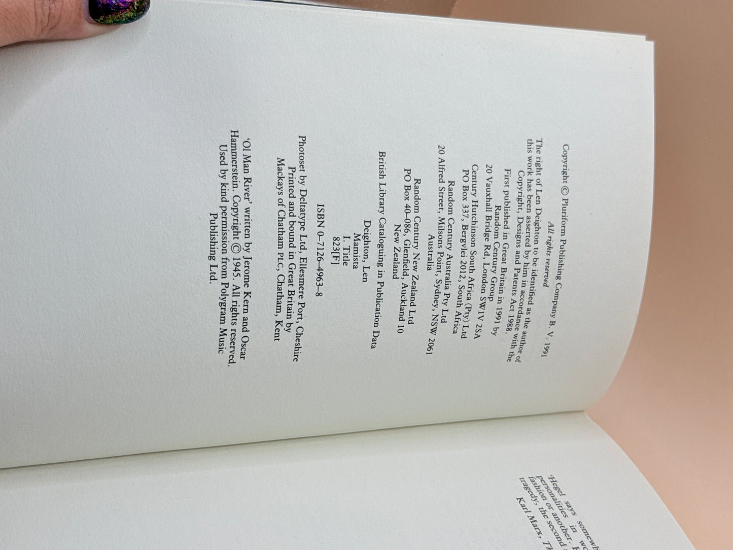 Mamista by Len Deighton