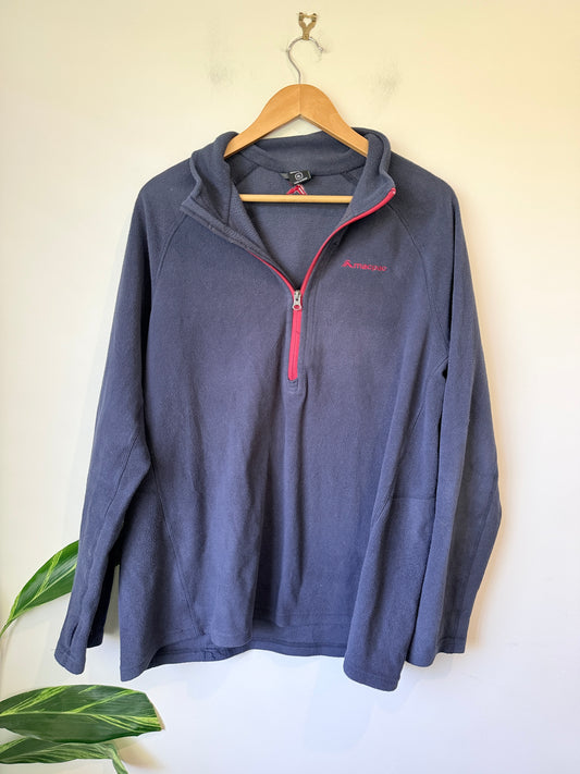Polartec Quarter-zip Fleece Jumper Size XL