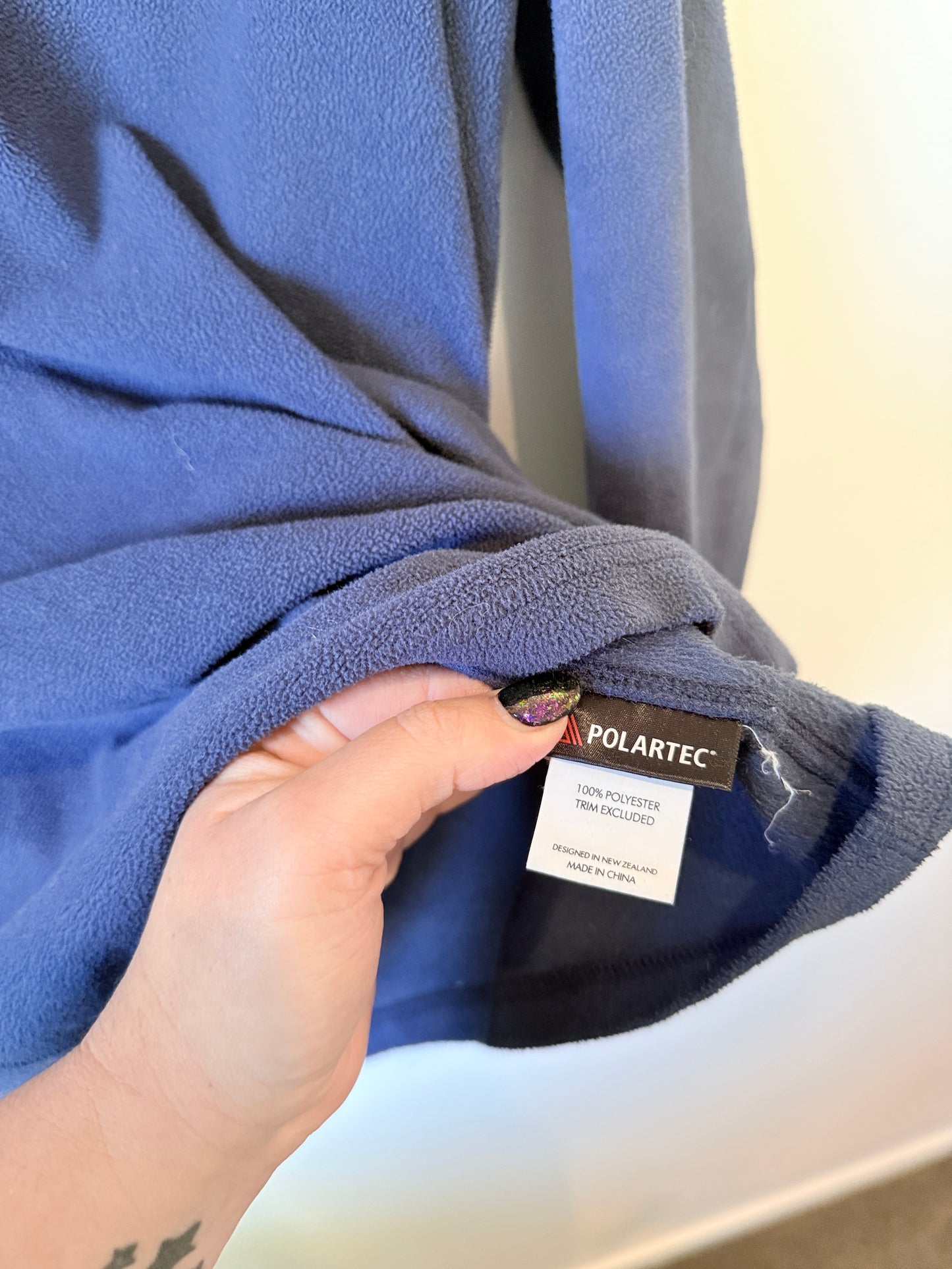 Polartec Quarter-zip Fleece Jumper Size XL