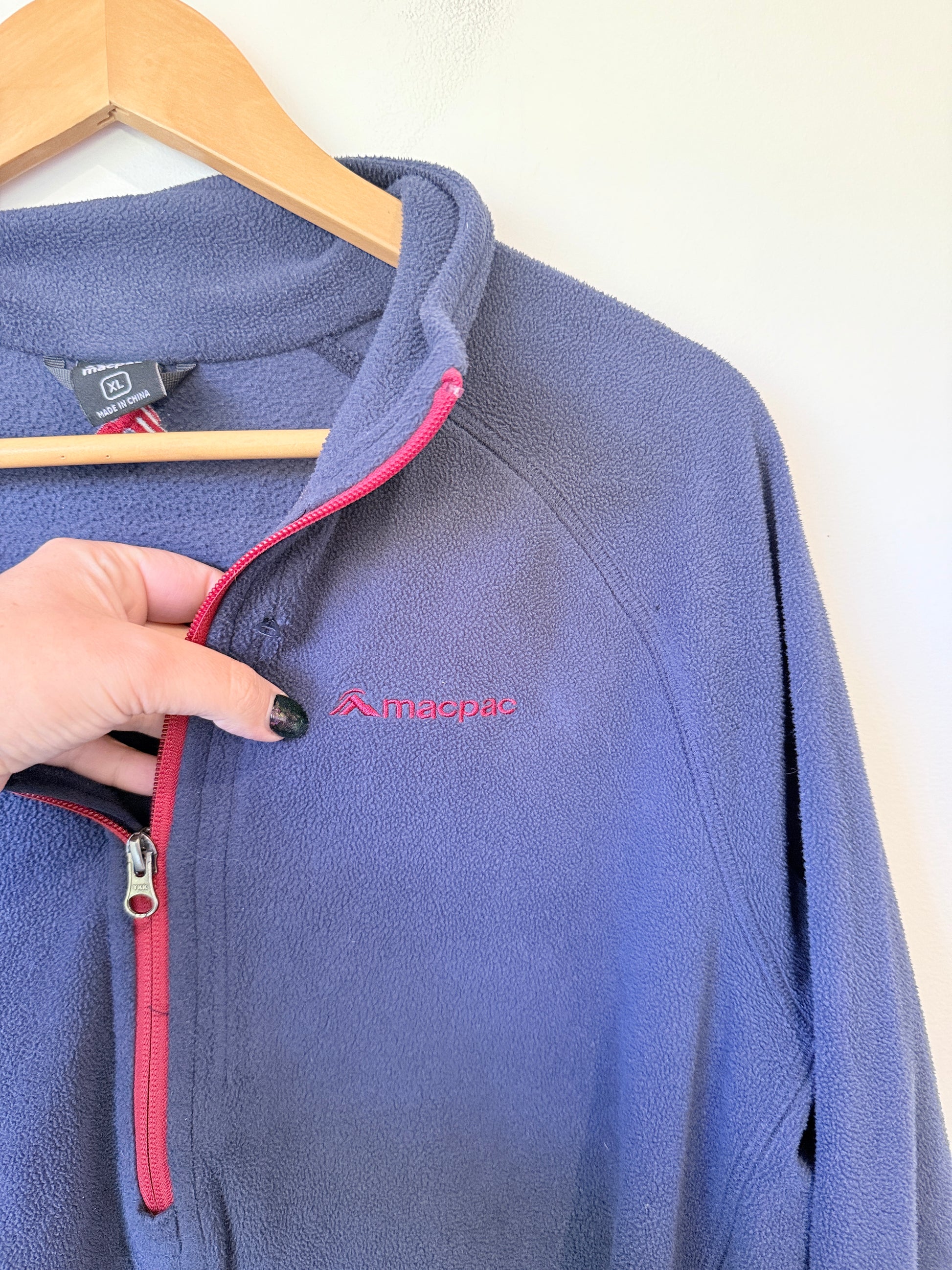 Polartec Quarter-zip Fleece Jumper Size XL