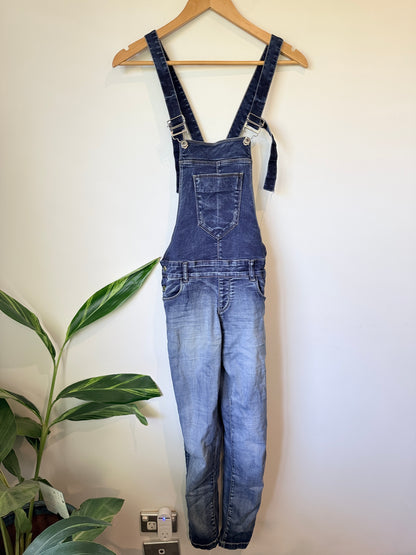 Lotus Jeans Denim Ankle Length Dungarees Size 28 | Waist: 72cm