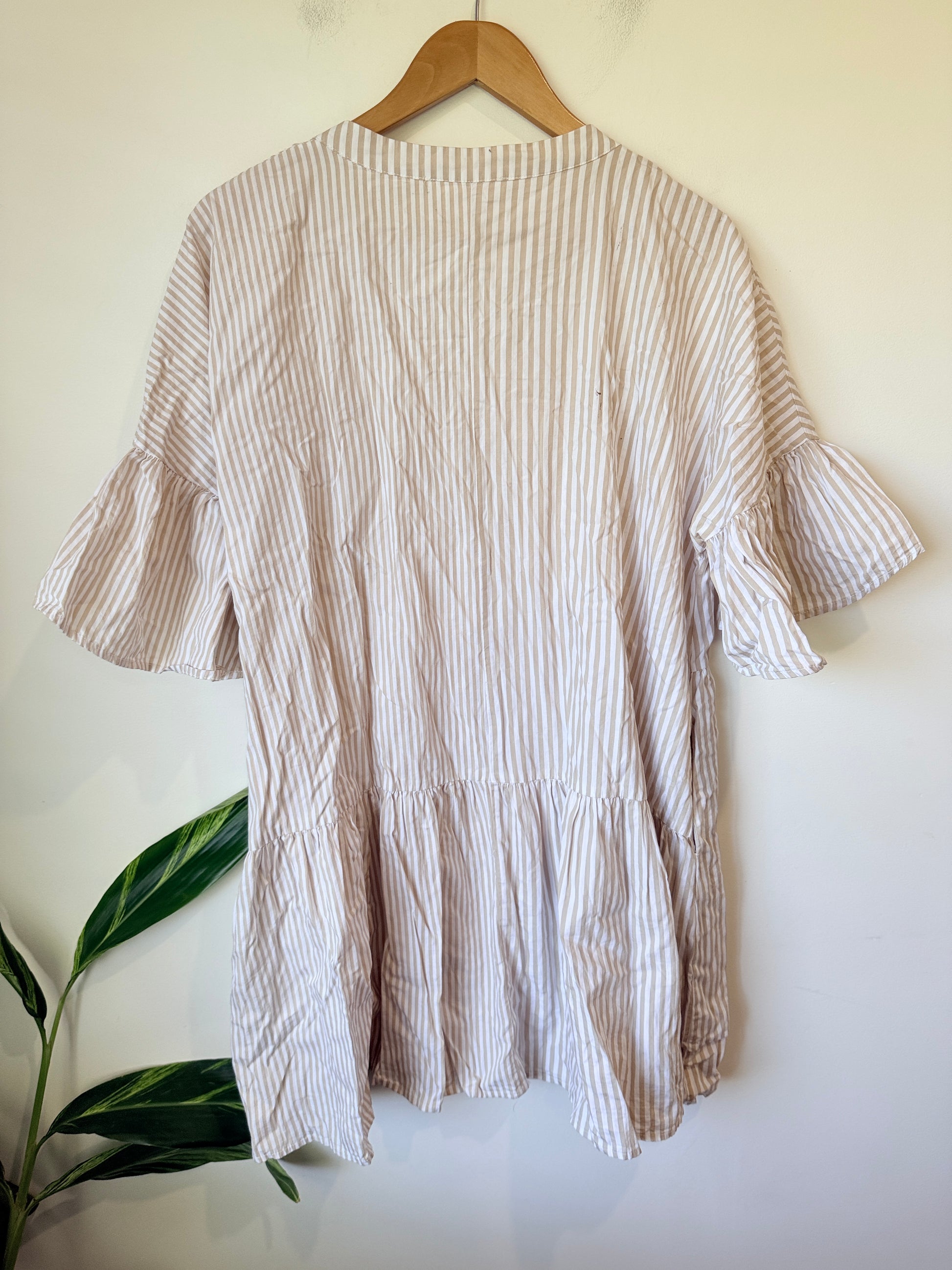 Miracle Striped Mini Dress Size 14