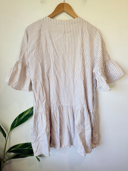 Miracle Striped Mini Dress Size 14