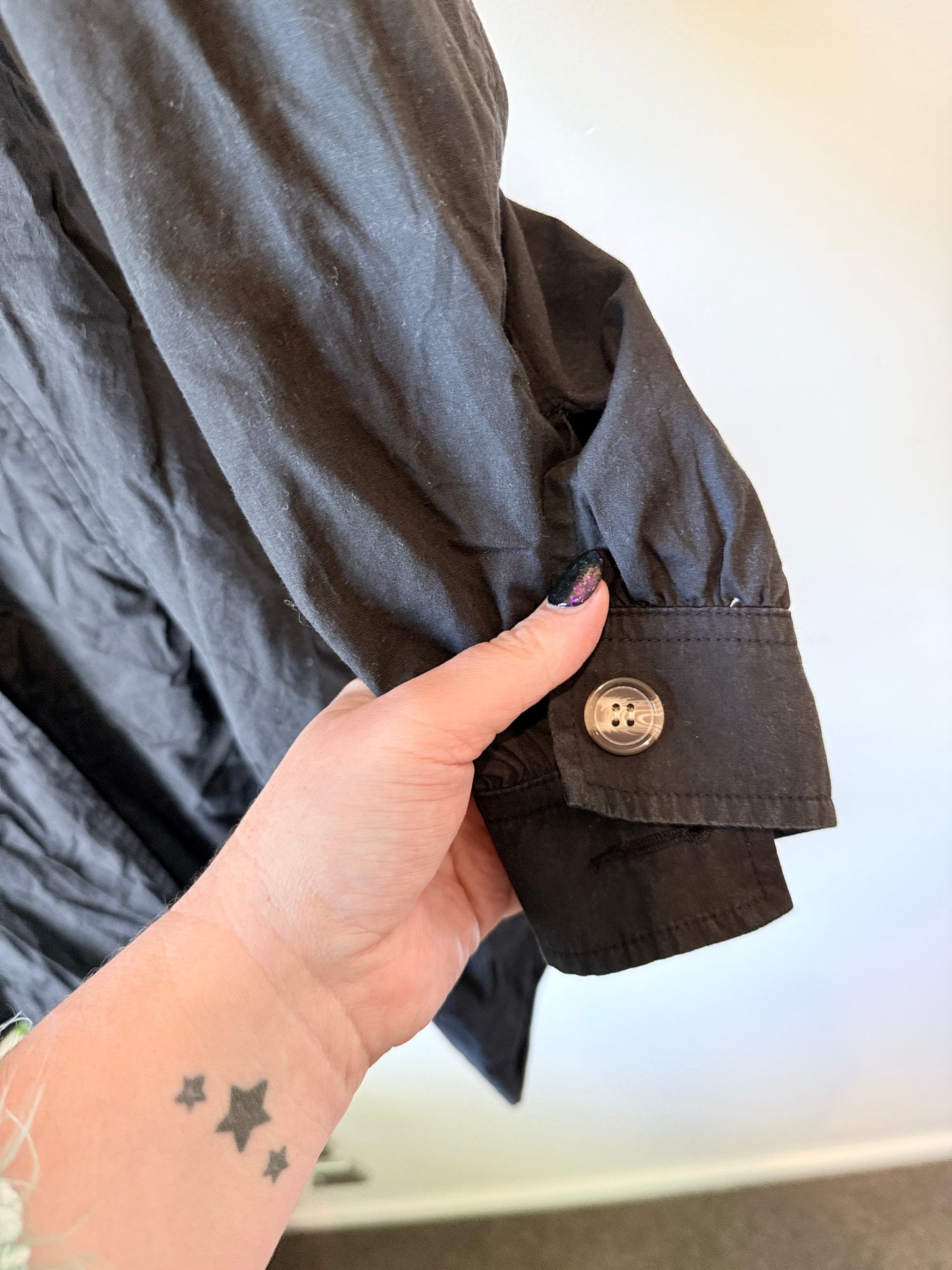 Dotti Button-up Front Trench Coat Size 12