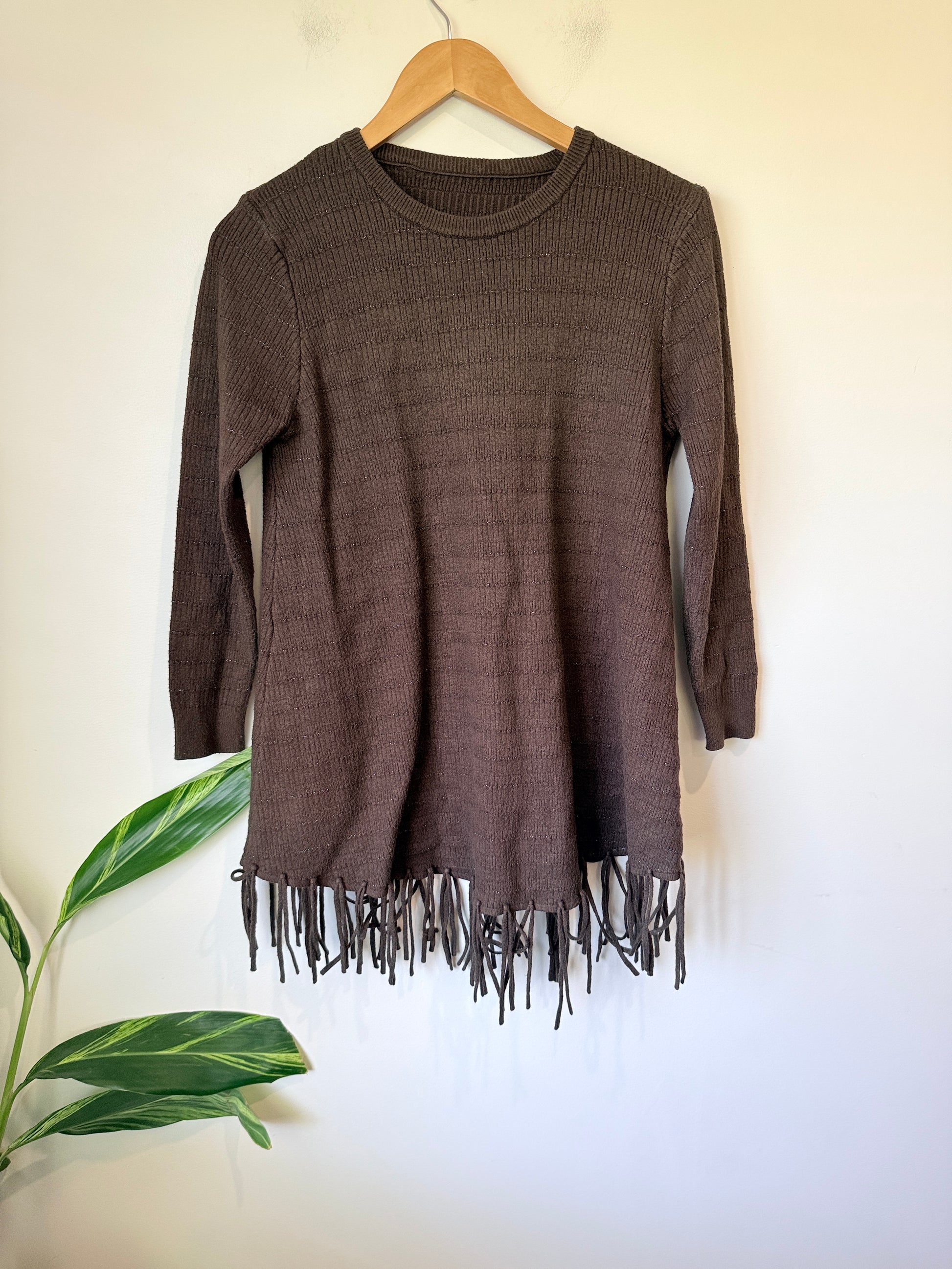 Brand Unknown Pointelle Pullover Sweater Size U/Arm to U/Arm 47cm