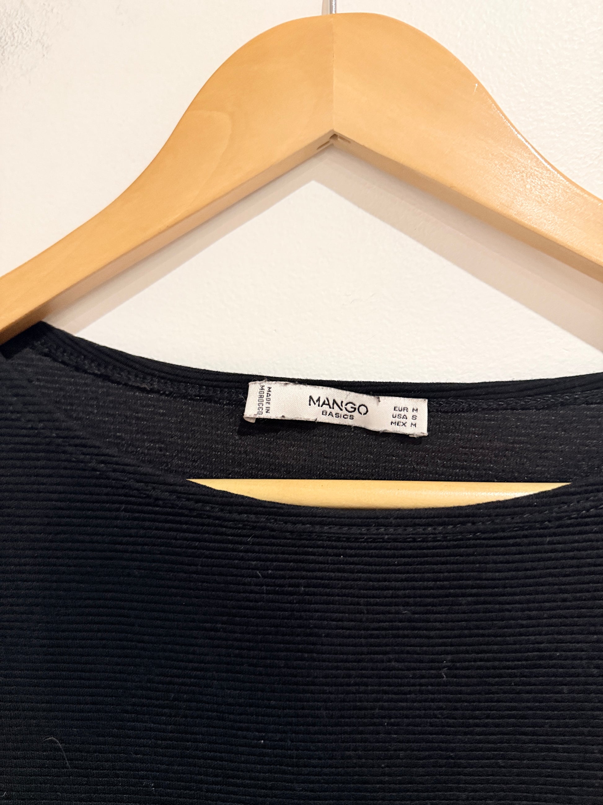 Mango Ruched Side Day Dress Size M