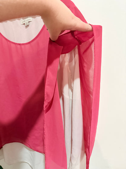 Autograph Two-layer Chiffon Blouse Size 22