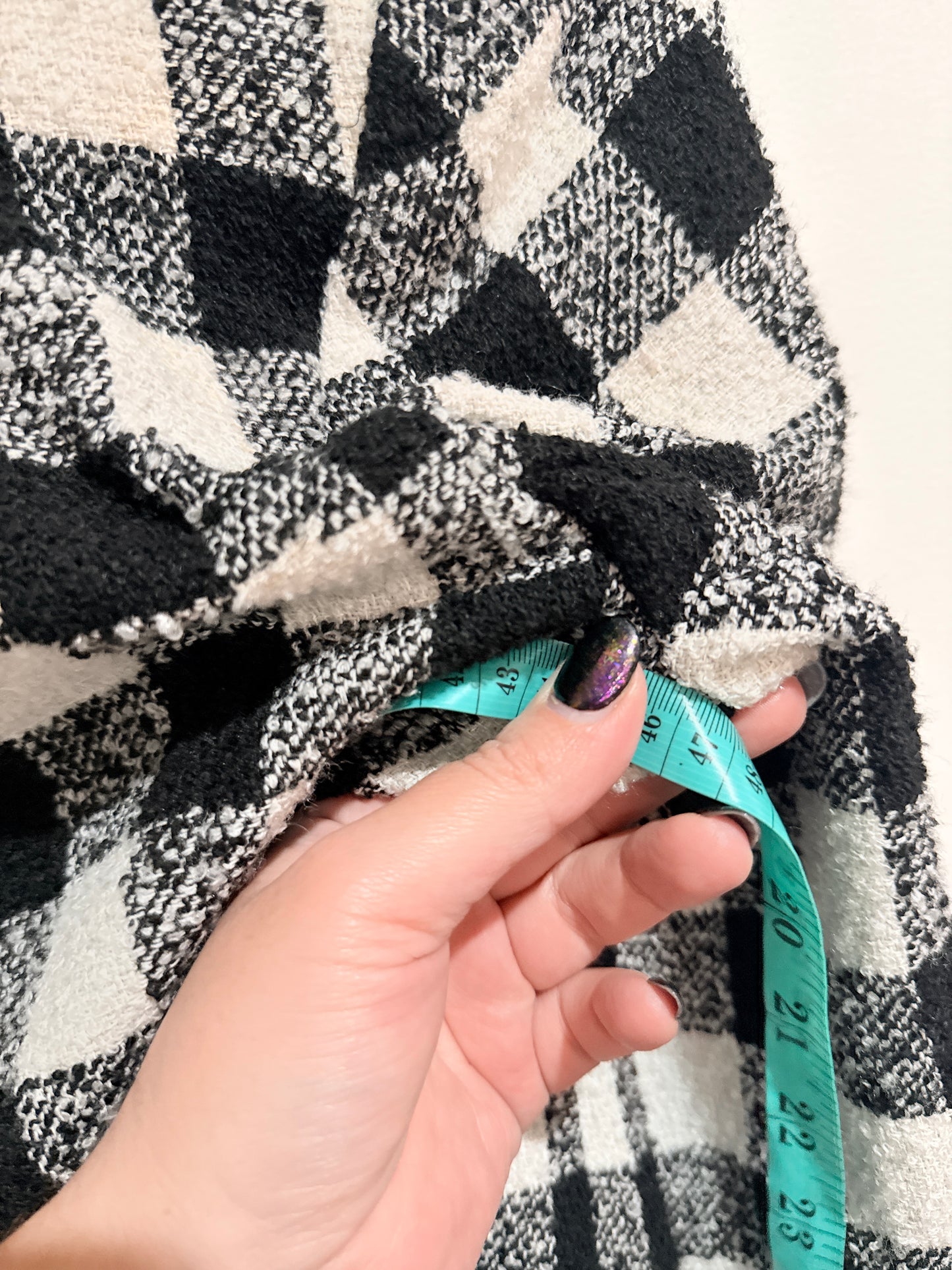 Macjays Patterned Tweed Blazer Jacket Size 12 | U/Arm to U/Arm 47cm