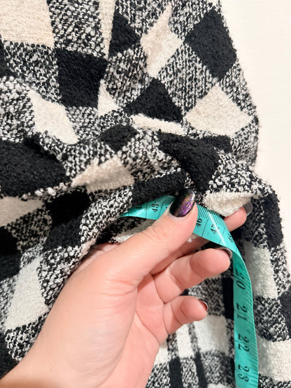 Macjays Patterned Tweed Blazer Jacket Size 12 | U/Arm to U/Arm 47cm