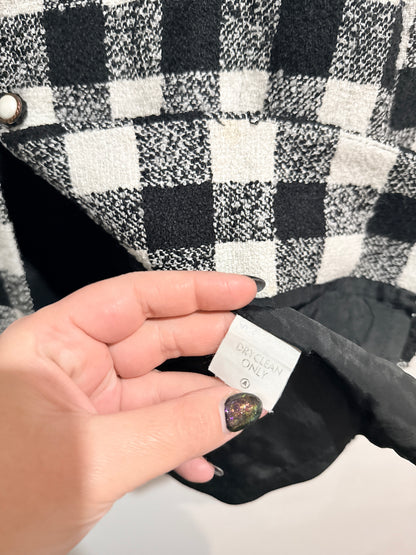 Macjays Patterned Tweed Blazer Jacket Size 12 | U/Arm to U/Arm 47cm