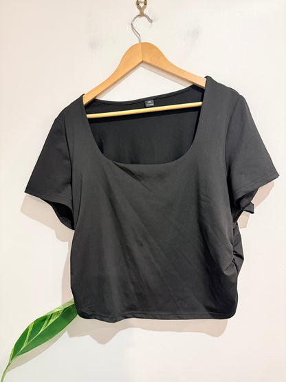 Brand Unknown Square-neck Cropped Top Size 2XL
