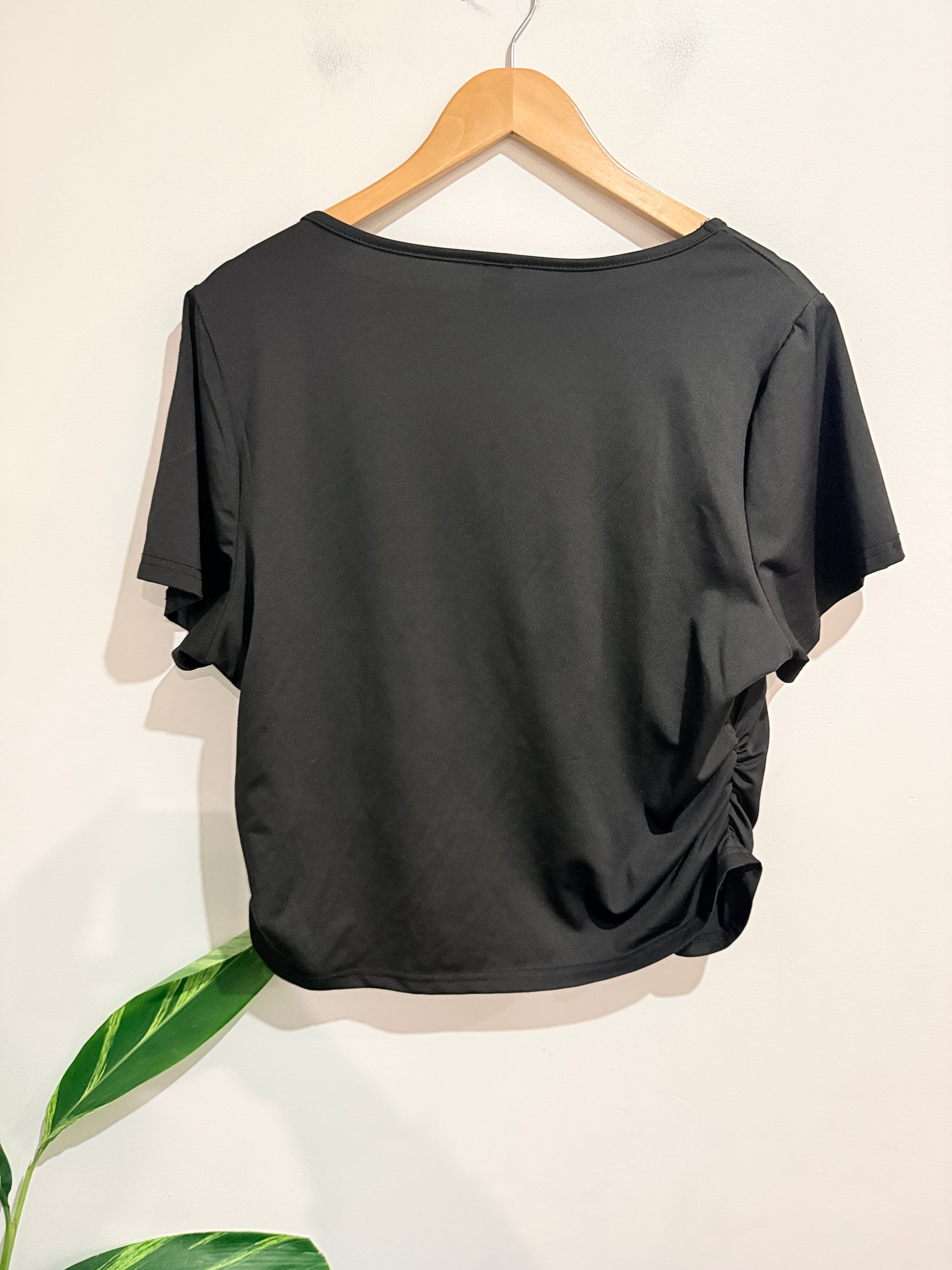 Brand Unknown Square-neck Cropped Top Size 2XL