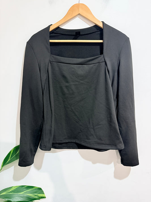 Shein Long-sleeved Jersey Top Size 1XL