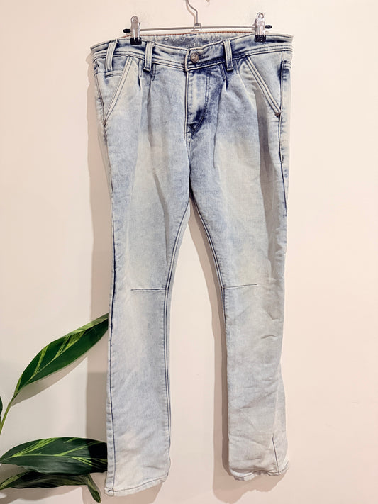 Superdry Acid Wash Denim Jeans Size Waist: 84cm