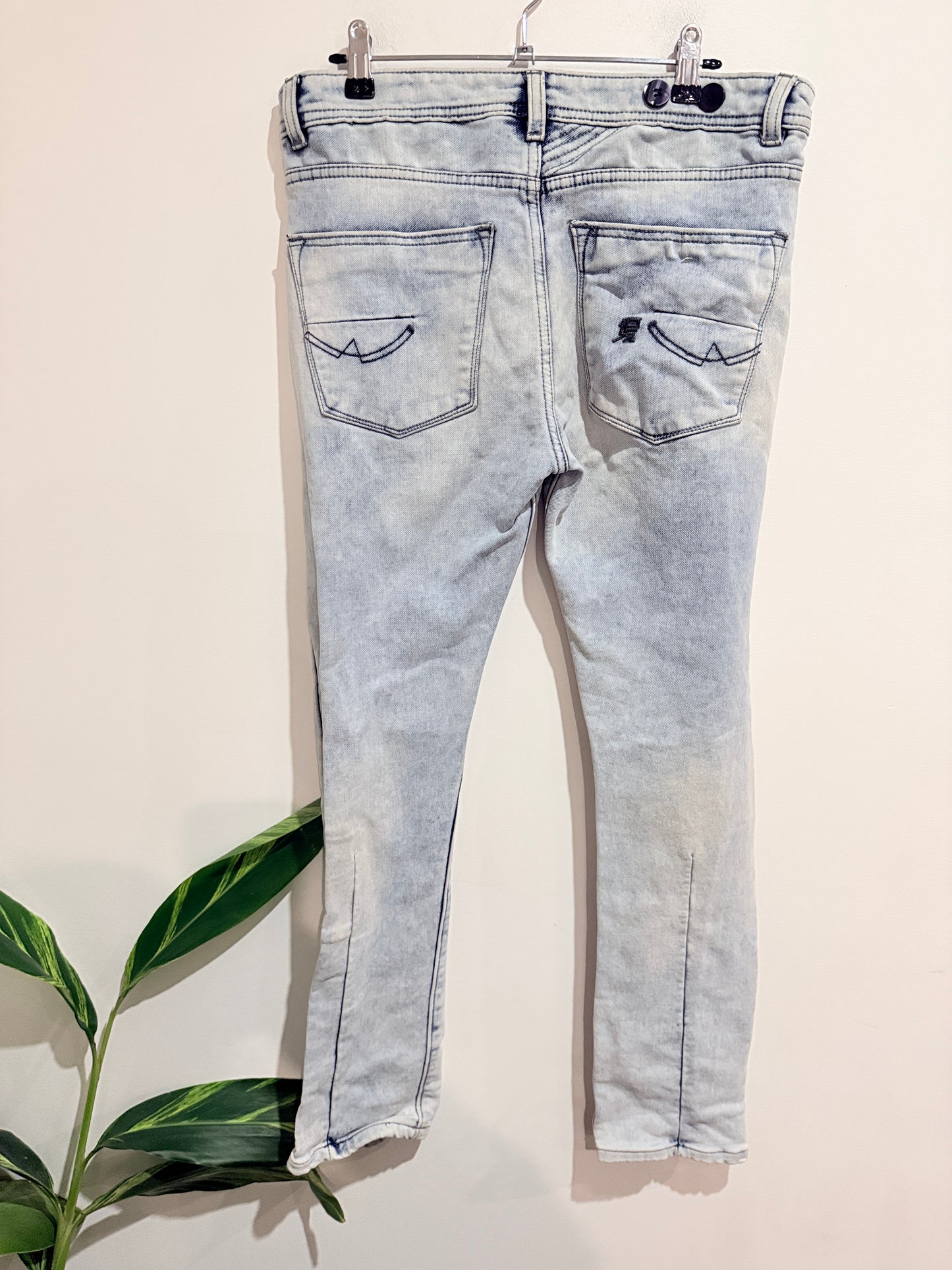 Superdry Acid Wash Denim Jeans Size Waist: 84cm