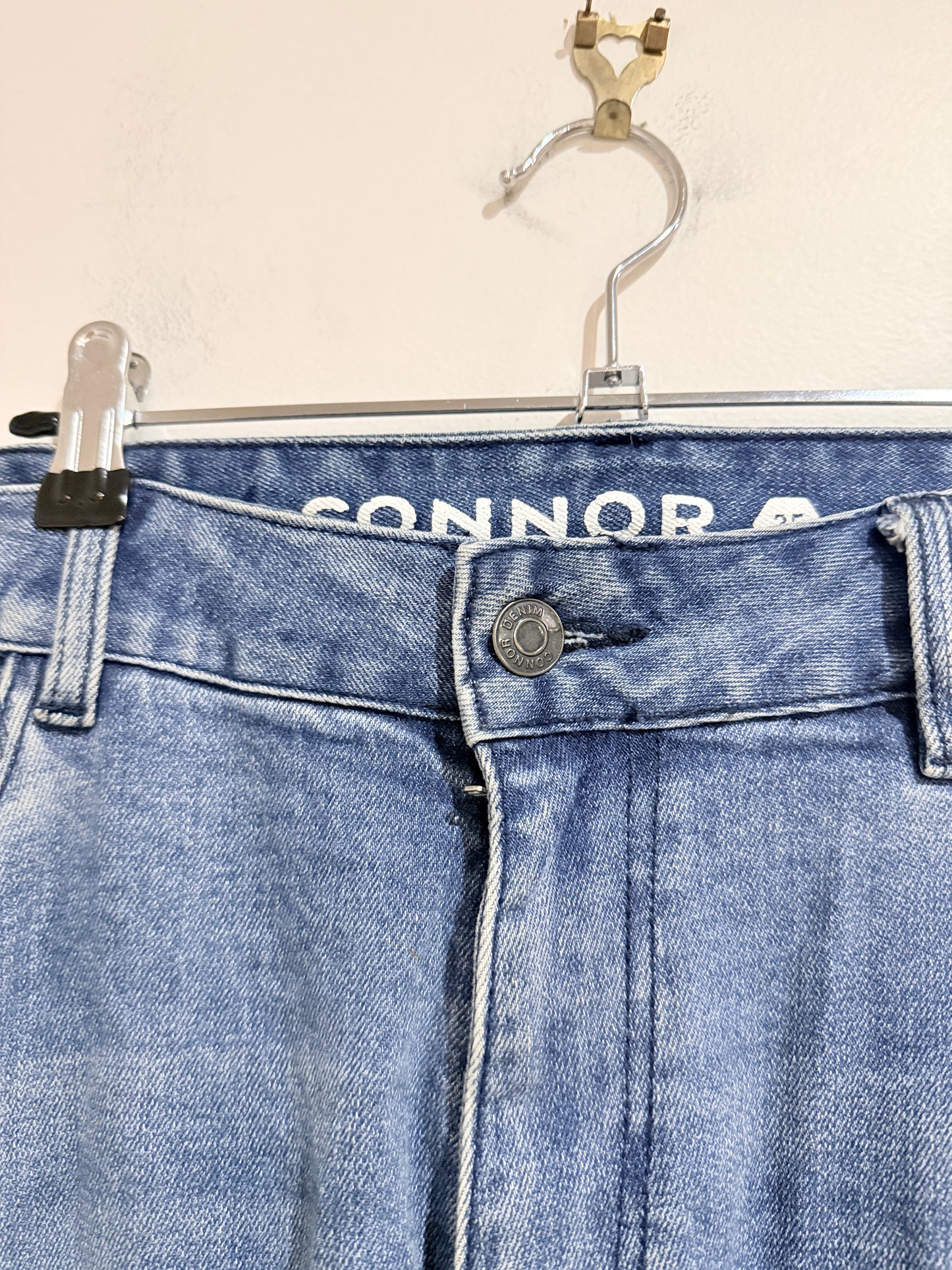 Connor Light-blue Acid-washed Denim Jeans Size 35