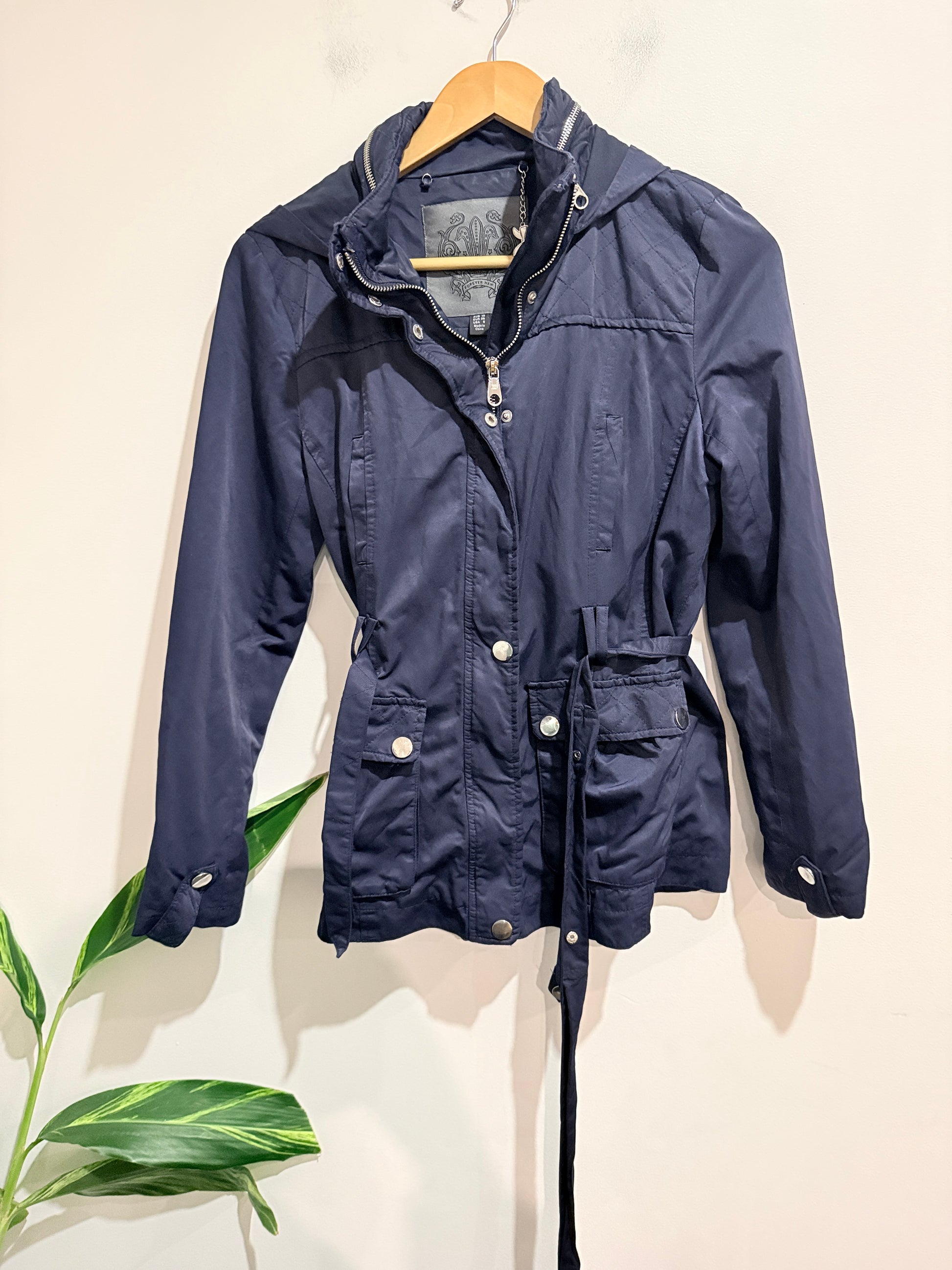 Forever New Parka Jacket Size 10