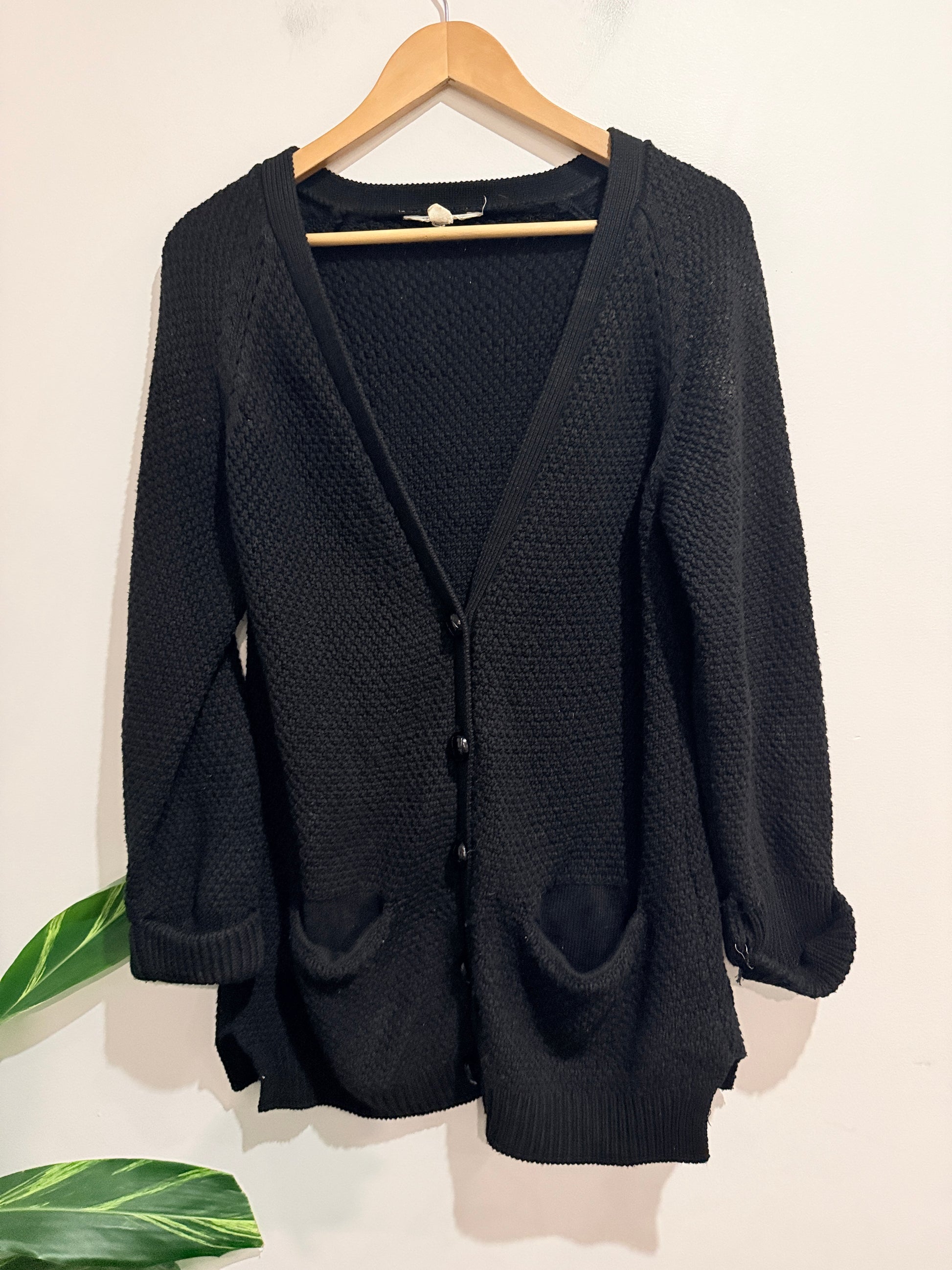 Jay Jays Oversized Knit Cardigan Sweater Size M
