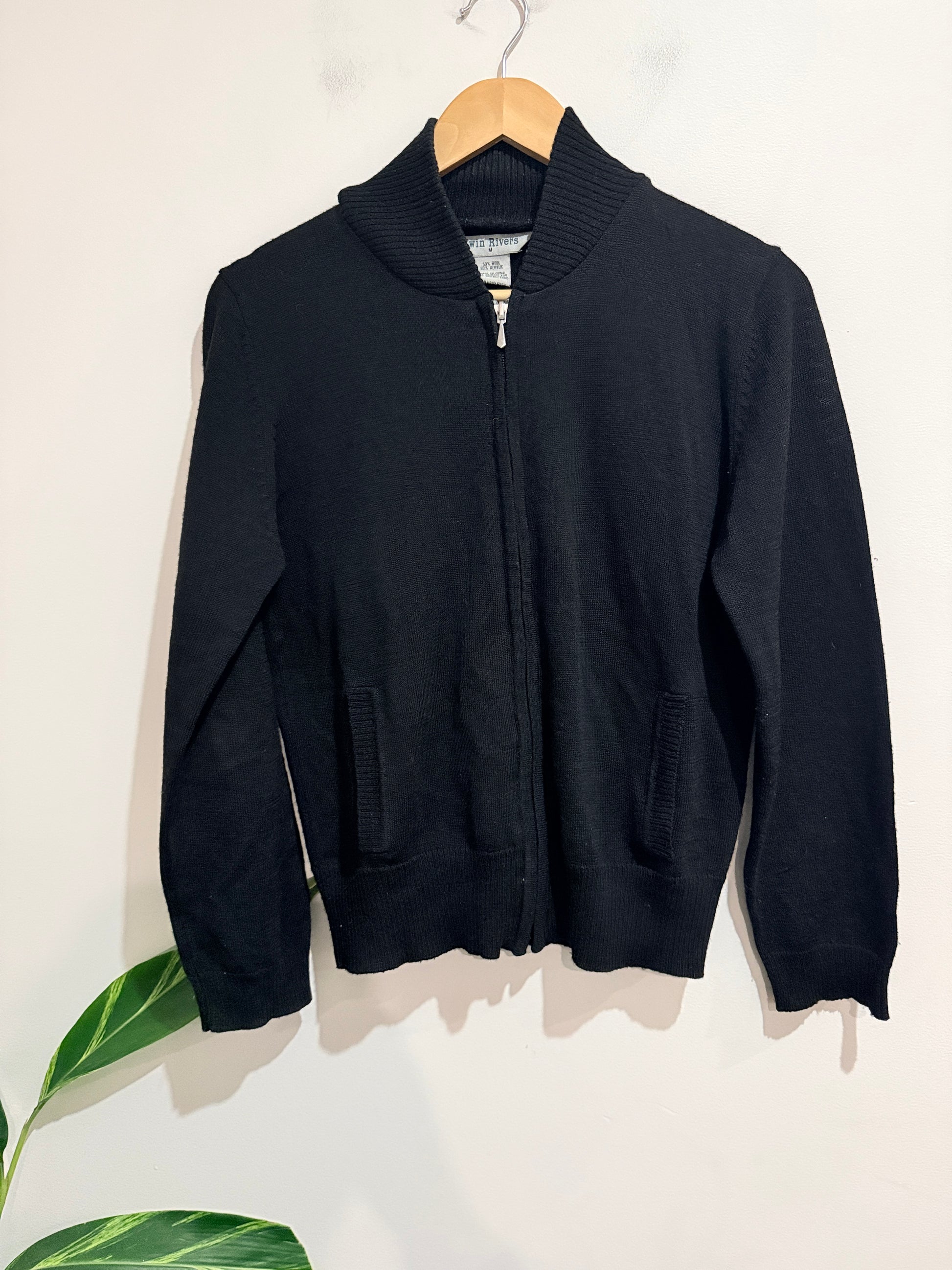 Twin Rivers Full-zip Sweater Jacket Size M