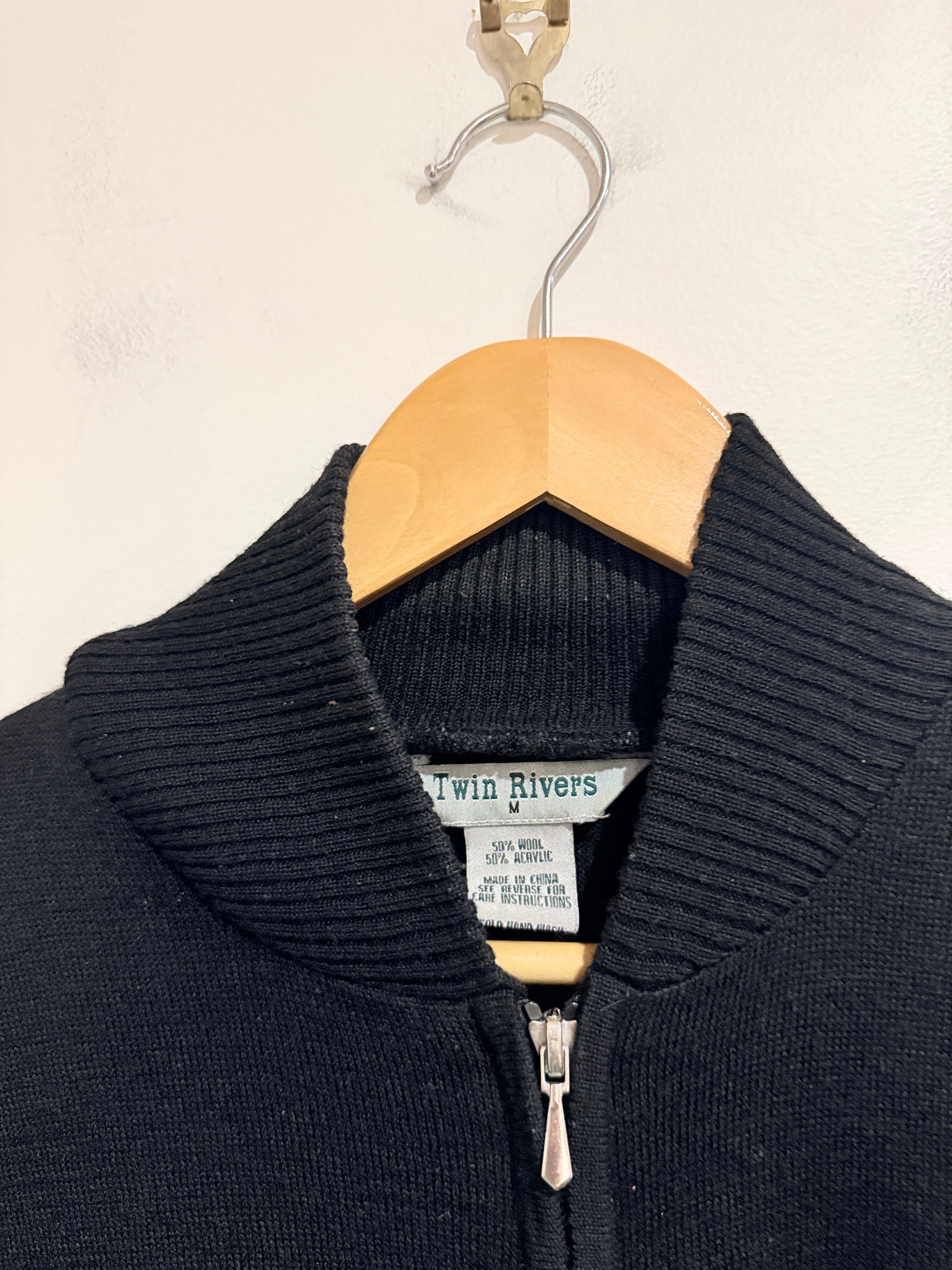 Twin Rivers Full-zip Sweater Jacket Size M