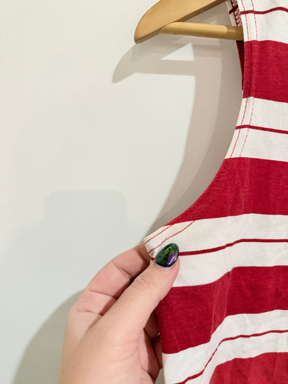 Katies Striped Sleeveless Vest Size 10