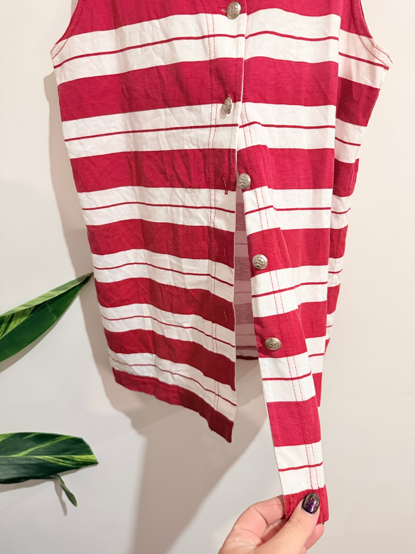 Katies Striped Sleeveless Vest Size 10