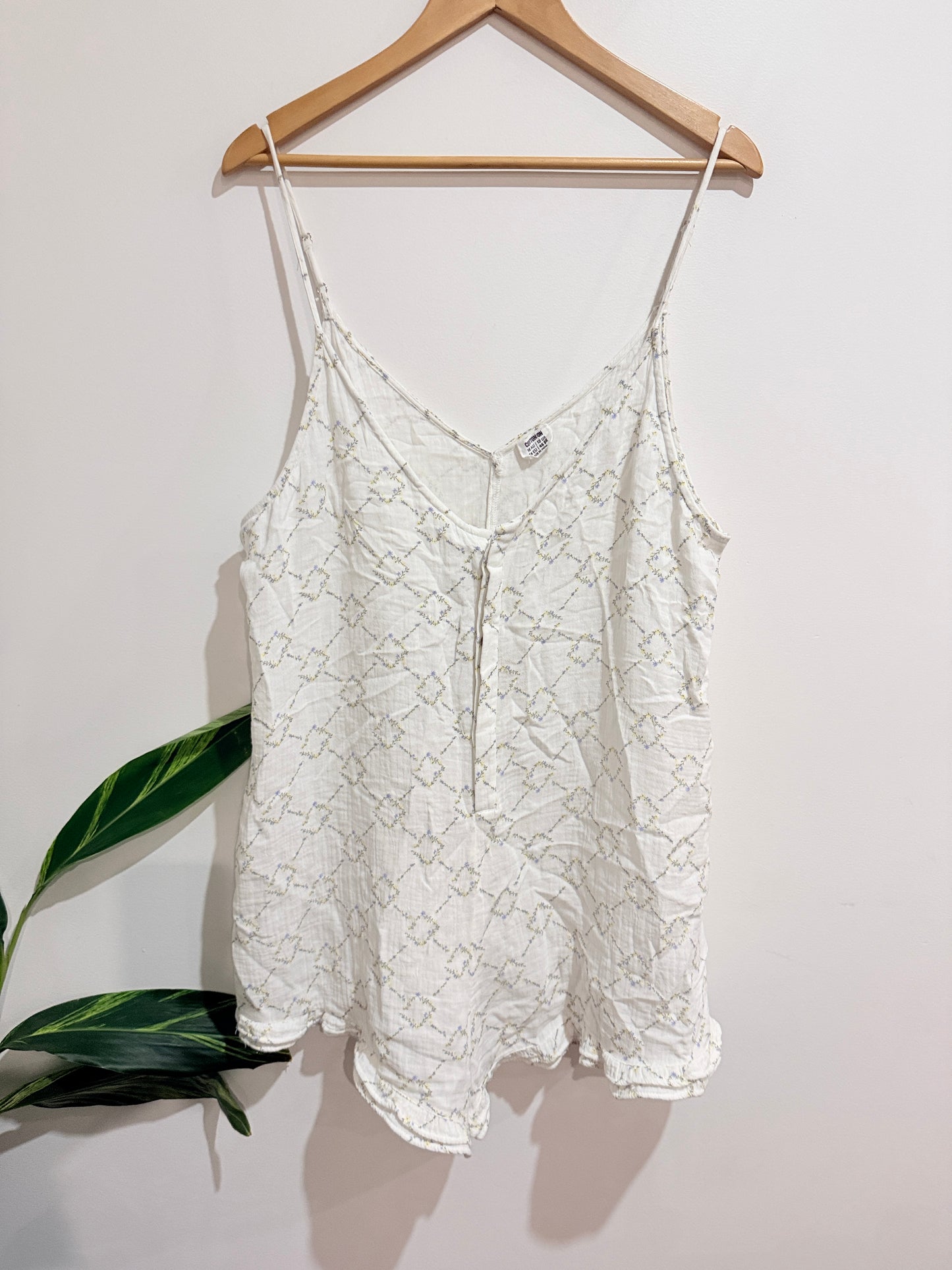 Cotton:on Patterned Camisole Top Size 16